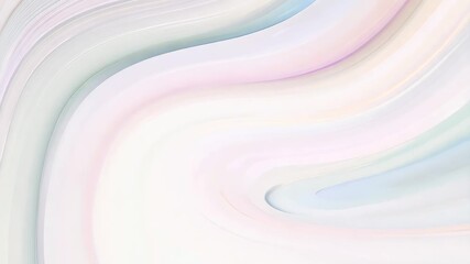 Canvas Print - Abstract pastel swirl background, soft gradient