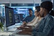 © 为轩 张 - Team of business professionals and software developers collaborating in an office environment. Focused on project development, innovation, and technology-driven solutions.