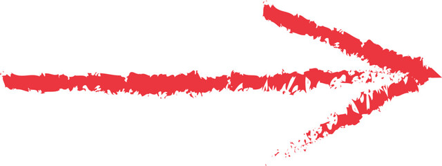 Wall Mural - red arrow grunge vector. grunge arrow brush. grunge arrow paint. red arrow left direction icon on a 