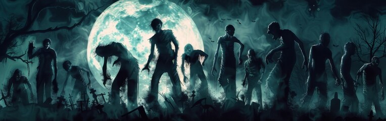 Wall Mural - Night of the Undead