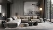 © marco - contemporary concrete living room design, timeless elegance