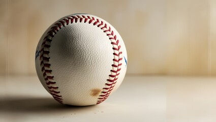 Baseball isolated on white background.