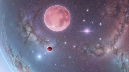 blue planet in space