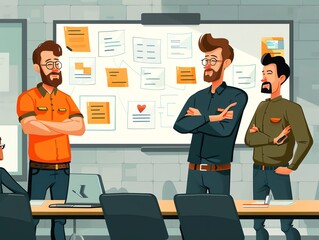 Poster - Teamwork and Collaboration in the Modern Workplace.