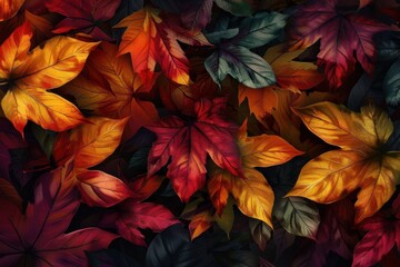 Canvas Print - Autumn Leaves