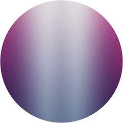 Poster - Circular gradient with a textured look, blending from pink to blue against a see through backdrop