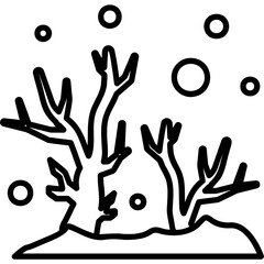 Sticker - Coral Icon