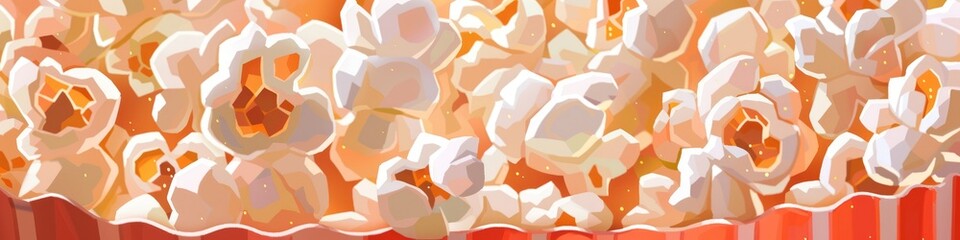 Poster - Illustration of a popular piece of popcorn in a children s book