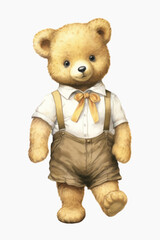 Poster - Cute teddy bear in outfit