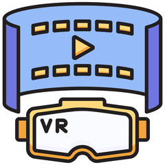 Sticker - Vr Cinema Sticker