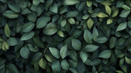 A close up of green leaves with a lot of detail