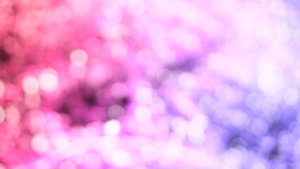Wall Mural - Colorful glowing lights blur bokeh abstract background Glittering aesthetic textured pattern