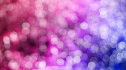 Wall Mural - Colorful glowing lights blur bokeh abstract background Glittering aesthetic textured pattern