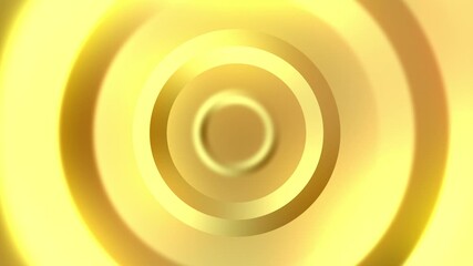 Gold Background Animated shape Abstract element for motion graphic, on background seamless loop Animation on background 4K