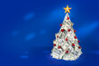 © TSViPhoto - Christmas tree money topiary, Happy New Year greeting card, US dollars, financial success, profit