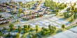 © kwanchaift - A property developer discussing urban planning and sustainable design for a new residential community, focusing on environmental impact