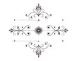 © Brishti arts - Set of Fancy Decorative Ornamental Lines vector. ai generated