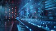 © saichon - AI-driven lab environment for big data sequencing analysis, hyper realistic, scientific innovation, advanced algorithms