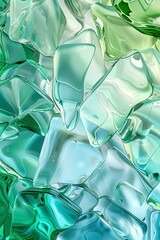 Poster - background of amorphic natural Abstract glass