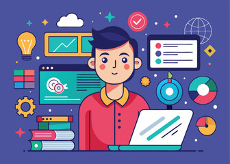 UiUx Designer vector design