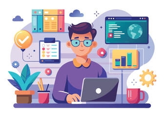 UiUx Designer vector design