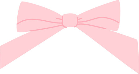 Cute coquette  pink ribbon bow