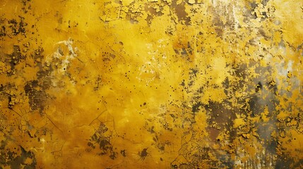 Fototapete - Abstract yellow background with texture Grunge textures and backgrounds Perfect background with space Vintage Retro Aged Dirt Grain : Generative AI