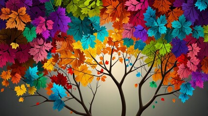 autumn leaves background