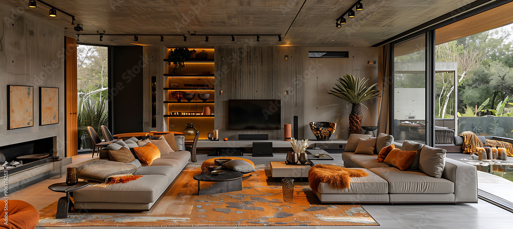 Interior a thoughtful Spatial Layout ensuring smooth flow and ...