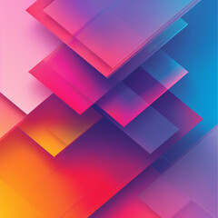 Wall Mural - geometric_Abstract_gradient_background