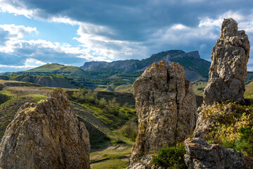 Canvas Print - Picturesque cliffs