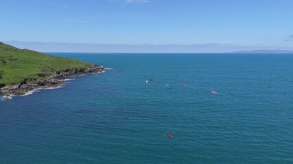 Wall Mural - The harbour during the Regatta in Narin and Portnoo, County Donegal, Ireland