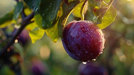 Wall Mural - plums