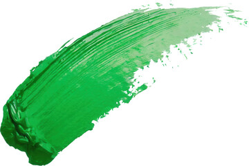 Wall Mural - vibrant green paint stroke showcasing a dynamic texture, perfect for artistic and creative projects.