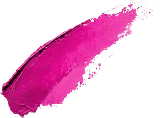 Wall Mural - a vibrant pink paint stroke showcasing creativity and artistic expression, perfect for design projec