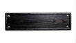 © arri - Black Wooden Sign with Silver Screws