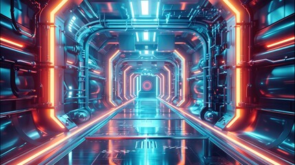 Poster - A gateway to the cyber world. Generative AI.