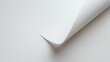 © Broccolini - white paper with corners, white paper with shadow, blank sheet of paper, blank page curl, paper texture background