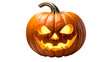 © Jani - spooky halloween pumpkin with glowing eyes isolated on transparent background png image