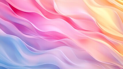 Wall Mural - Abstract background pattern with soft waves and pastel shades