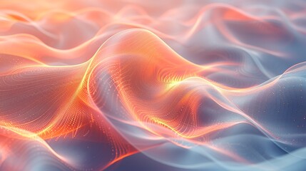 Sticker - Organic abstract background showcasing delicate streams of light trails intertwining with fluid shapes, adding a touch of elegance and sophistication to any project. high resolution Illustration, in