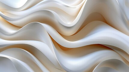 Wall Mural - Mesmerizing abstract background featuring textured paper in shades of cream and white providing a sophisticated and elegant visual effect ideal for various uses high resolution Illustration, in the