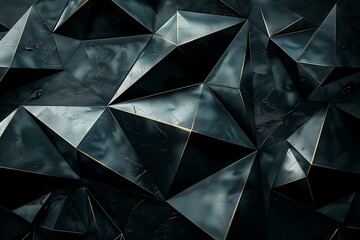 Poster - abstract geometric background