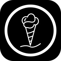 Canvas Print - Ice Cream Icon Design