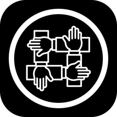 Sticker - Teamwork Icon Design