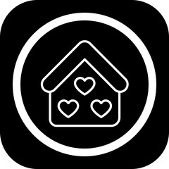 Sticker - Home Sweet Home Icon Design