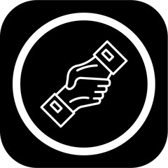 Poster - Shake Hand Icon Design