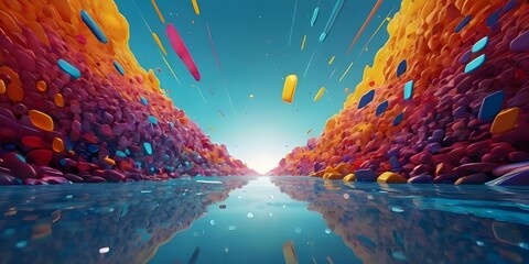 Clean abstract background illustration