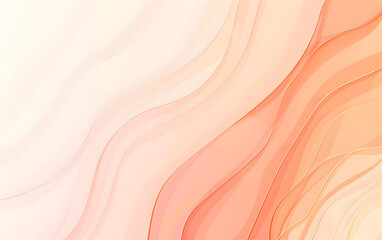 Wall Mural - A very soft and gentle orange and white background with a very smooth
