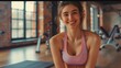 © Ace64 Studio - Smiling girl enjoying fitness training.